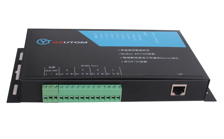 4路串口服务器 YTNP304/B 四路RS485转TCP/IP
