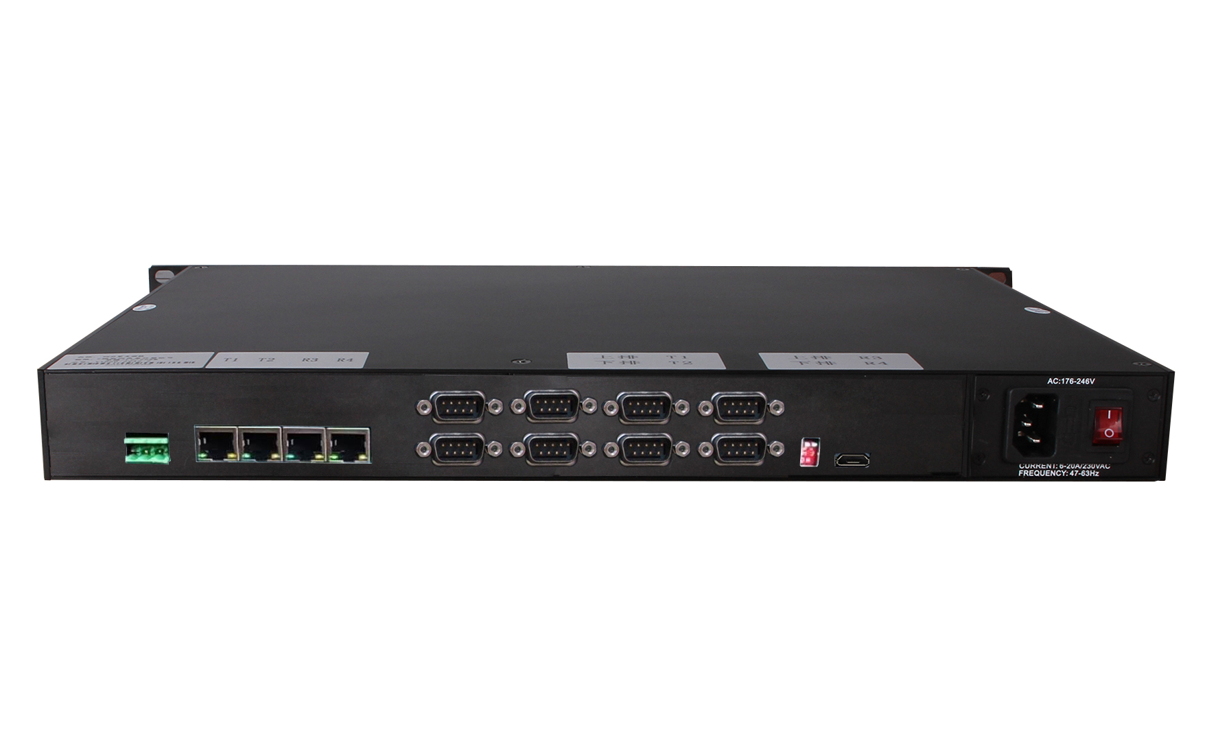 串口服务器 8路RS232+RS485转TCP/IP YTNP308-CMIX